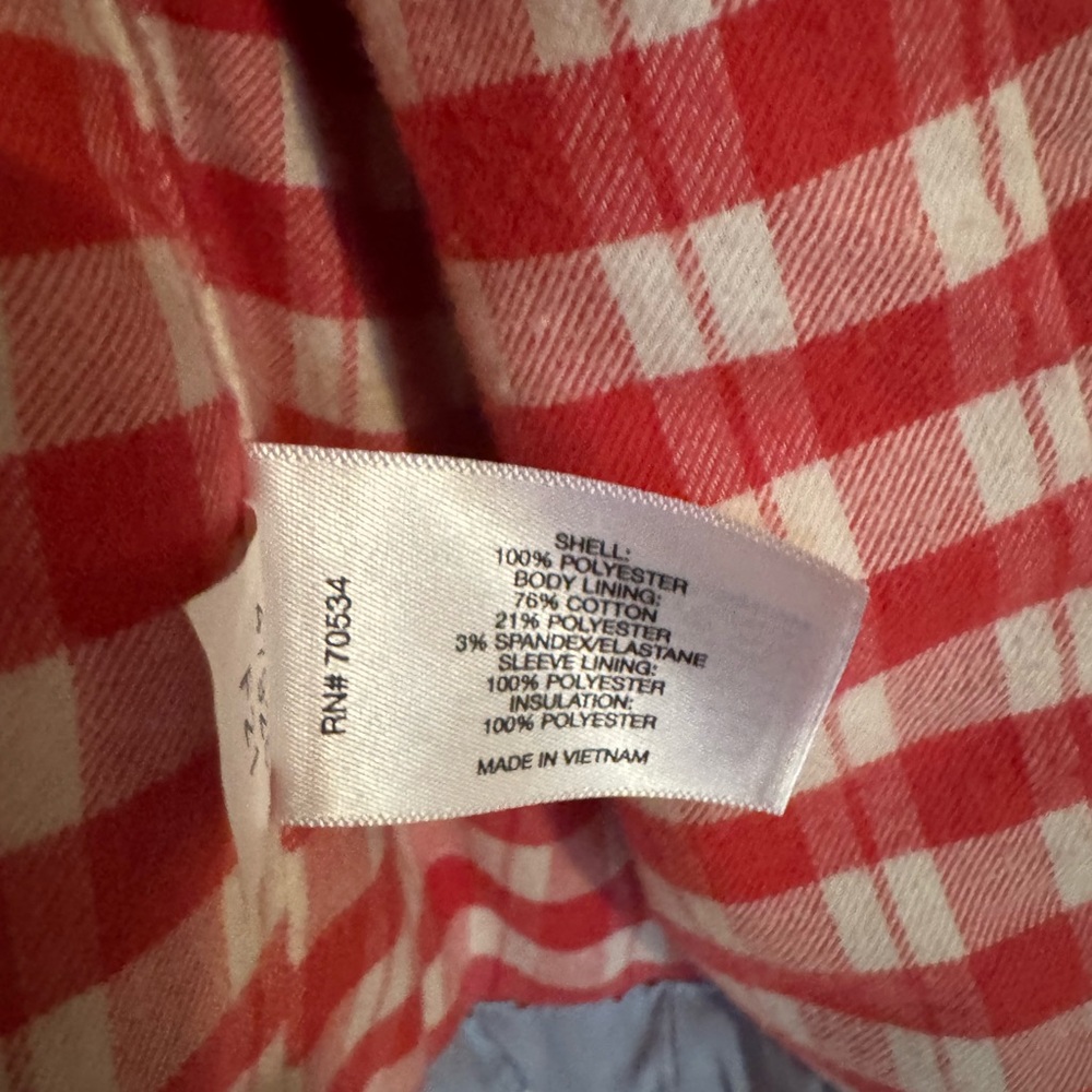 Orvis Pale Blue Quilted Snap-Front Jacket. Great Condition!! Size Medium. - Picture 5 of 7